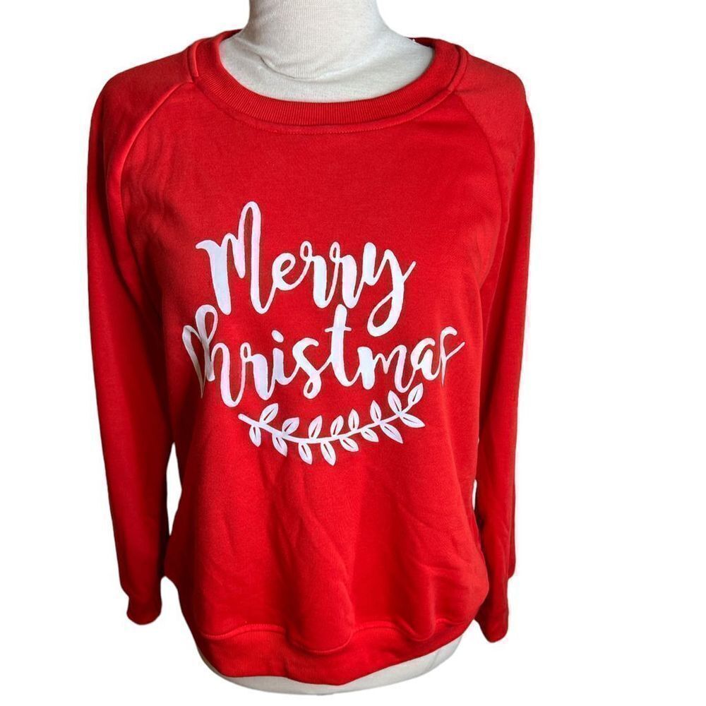 Blooming Jelly Red holiday Christmas sweatshirt pullover